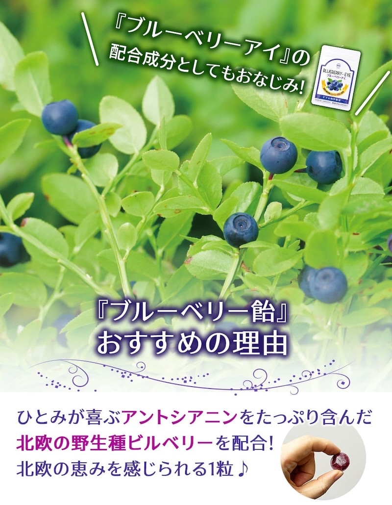 ブルーベリー飴おすすめの理由