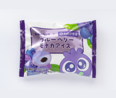Blueberry Monaka Ice