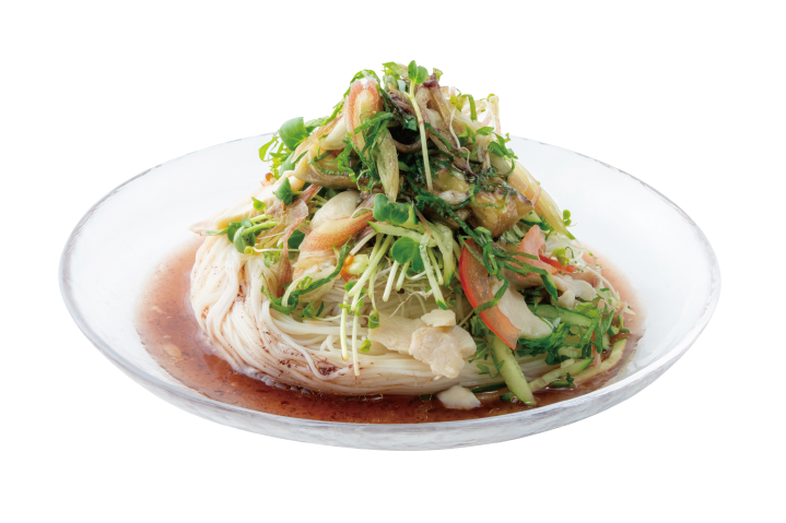 彩りサラダ素麺